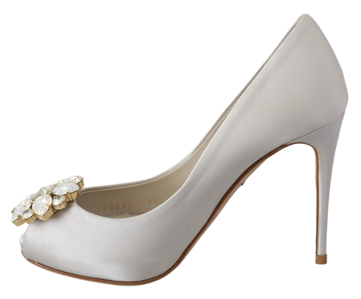 Dolce & Gabbana high heel for women in white, product view 7