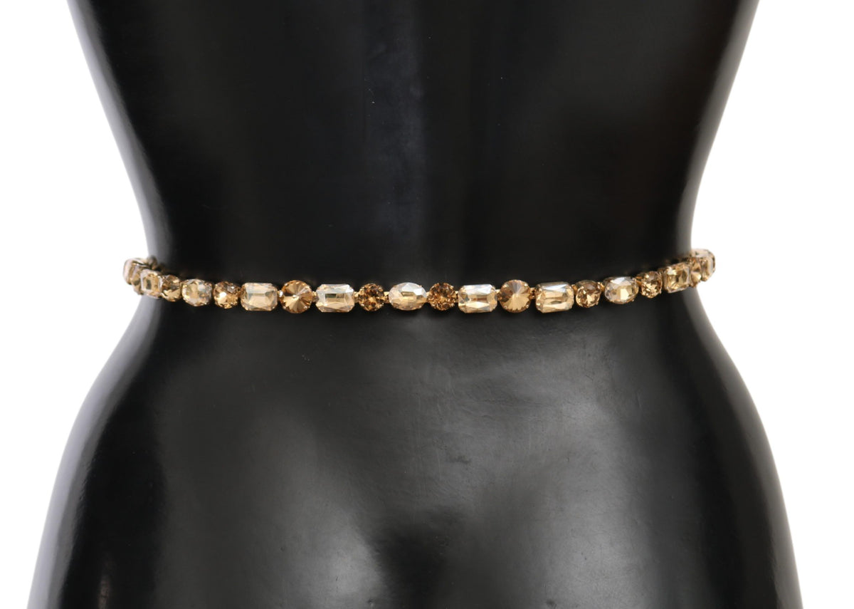 Dolce & Gabbana high-waist belts for women in white, product view 2