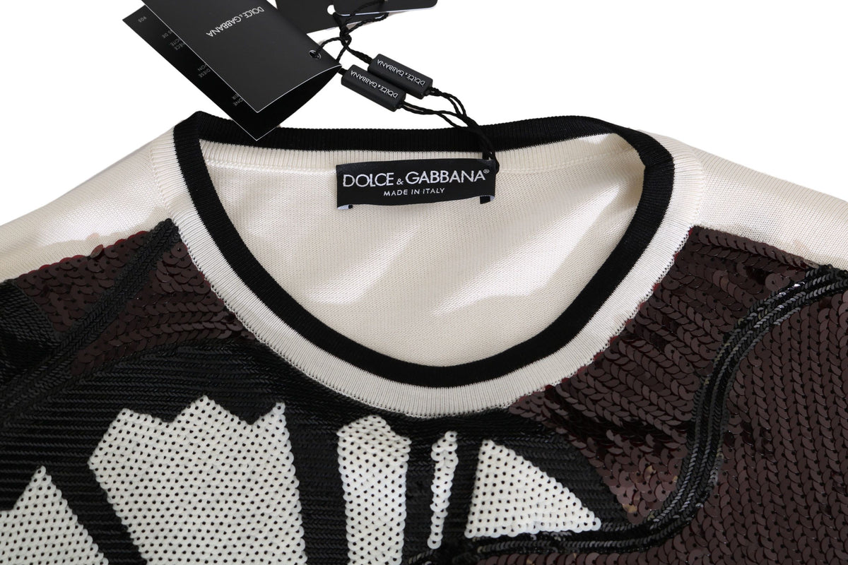 Dolce & Gabbana sweatshirts for men in black/white, product view 5