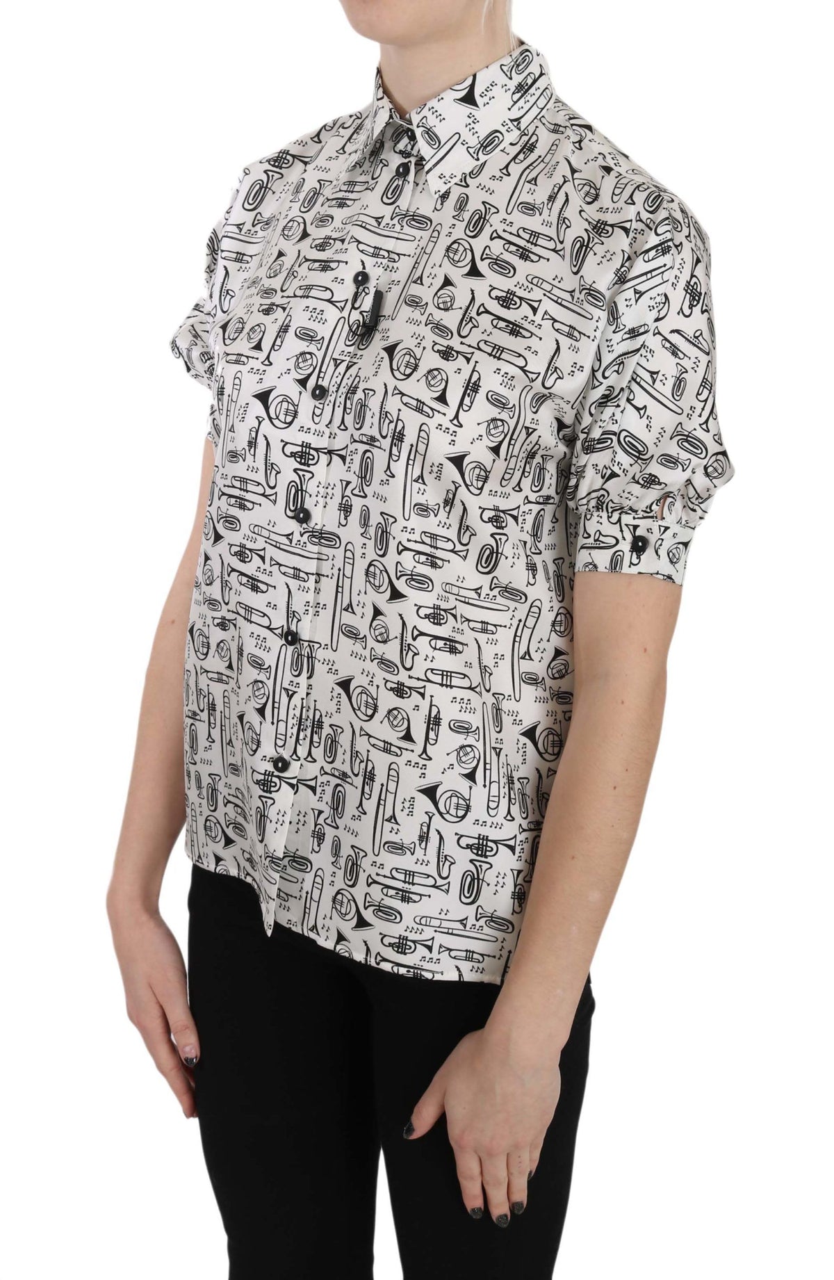 Dolce & Gabbana shortsleeve for women in white, product view 2