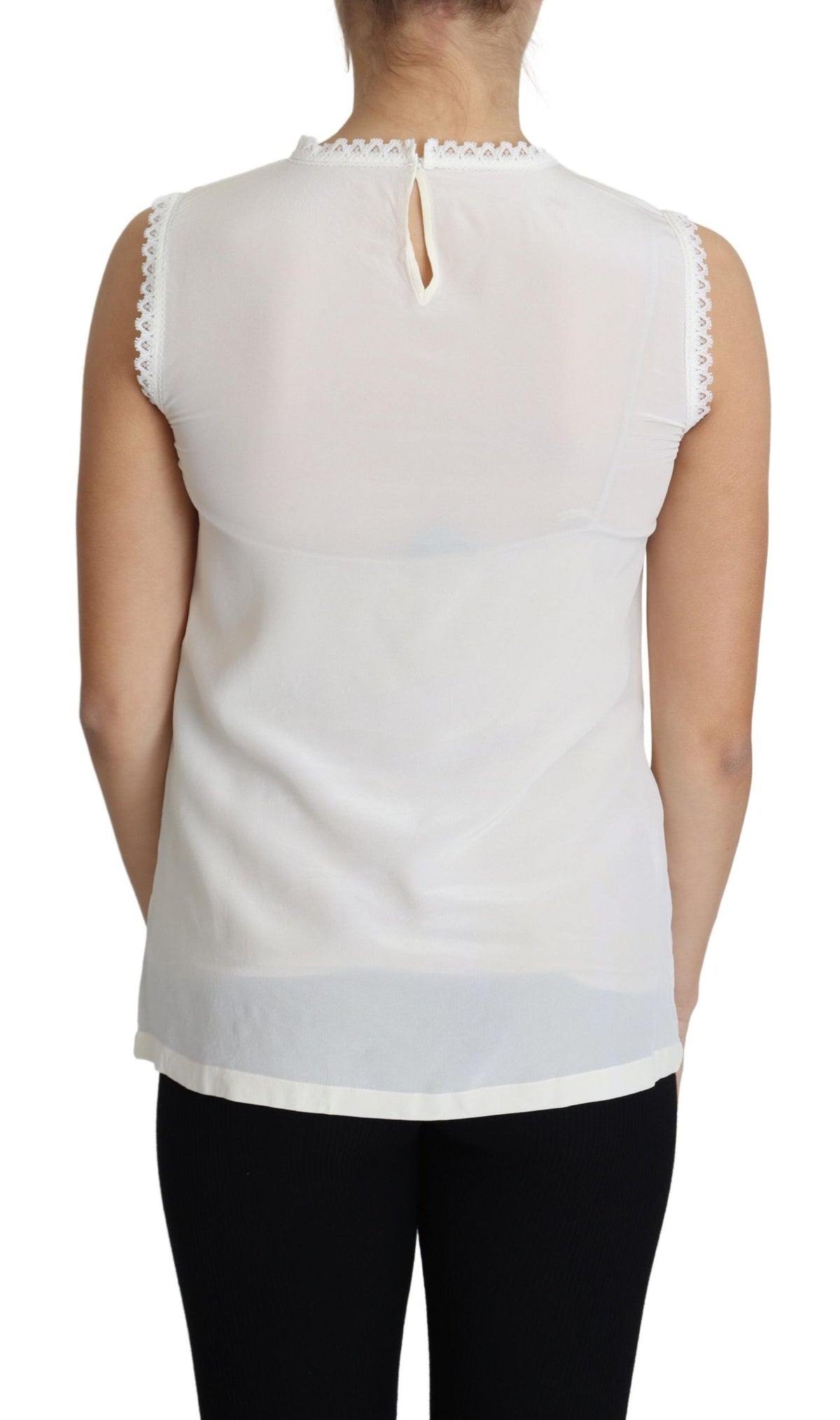 Dolce & Gabbana sleeveless for women in white, product view 2