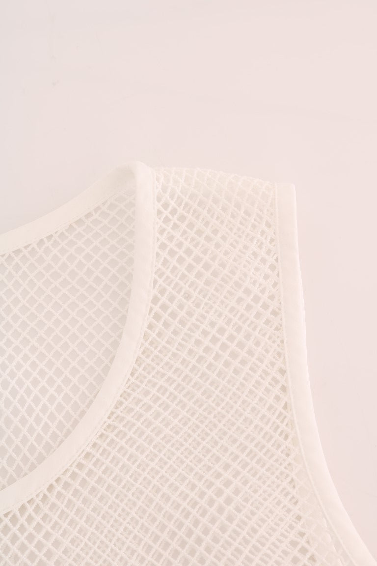 Dolce & Gabbana sleeveless for women in white, product view 4