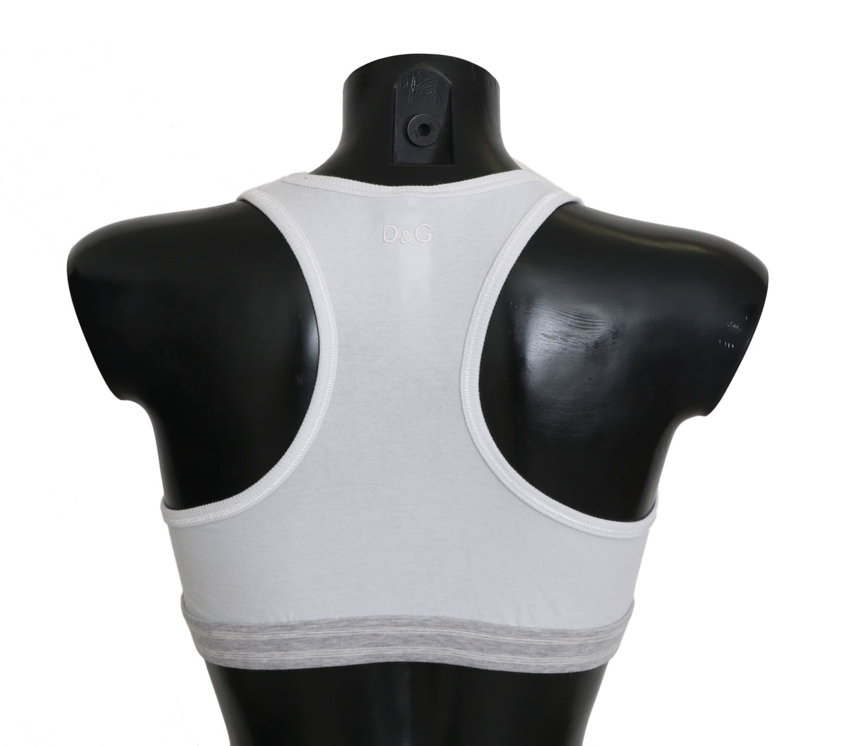 Dolce & Gabbana sport bra for women in white, product view 3