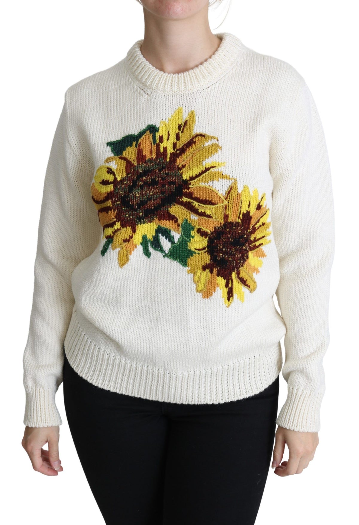 Dolce & Gabbana sweatshirts for women in white, product view 1