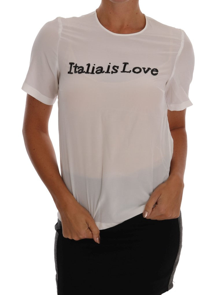 Dolce & Gabbana t-shirts for women in white, product view 1