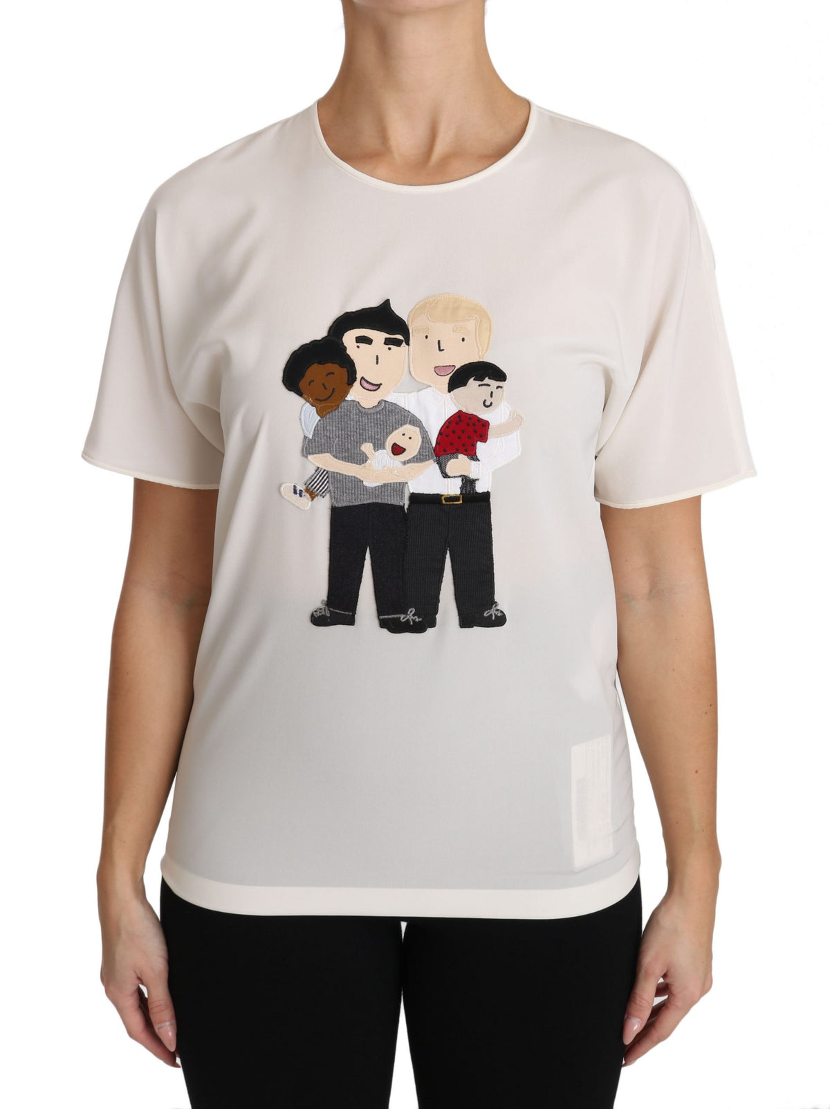 Dolce & Gabbana t-shirts for women in white, product view 1
