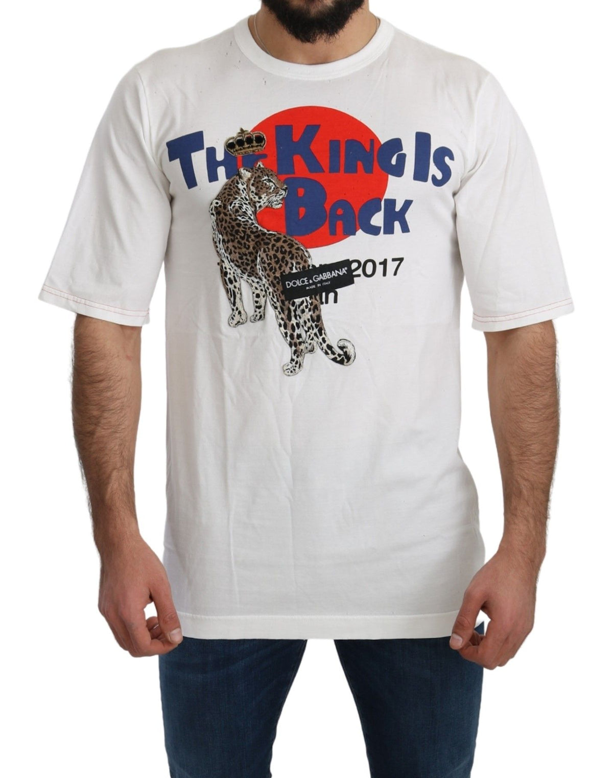 Dolce & Gabbana t-shirts for men in white, product view 1
