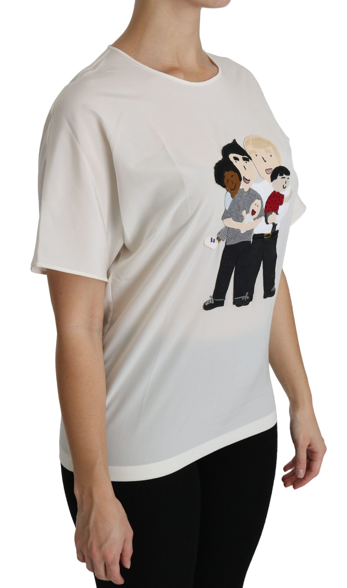 Dolce & Gabbana t-shirts for women in white, product view 2