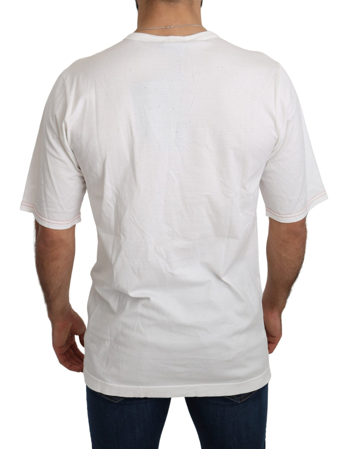 Dolce & Gabbana t-shirts for men in white, product view 3