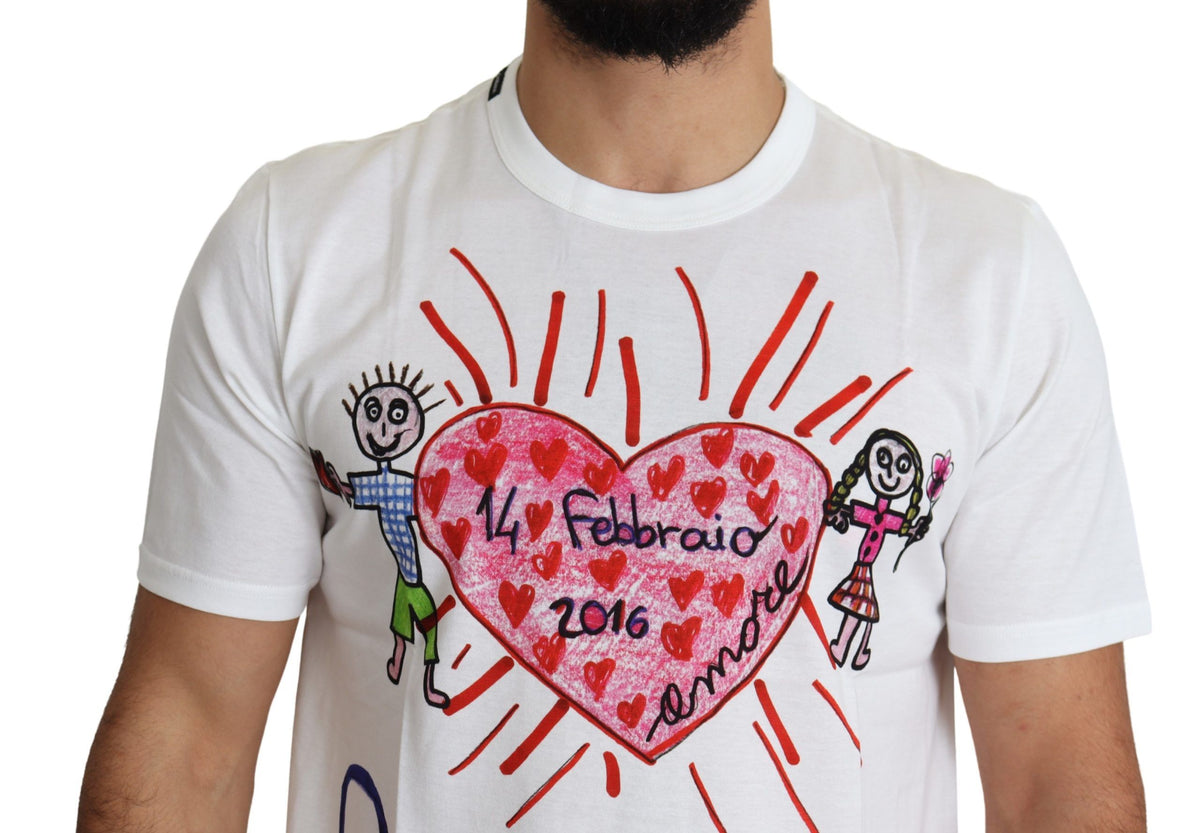 Dolce & Gabbana t-shirts for men in white, product view 4