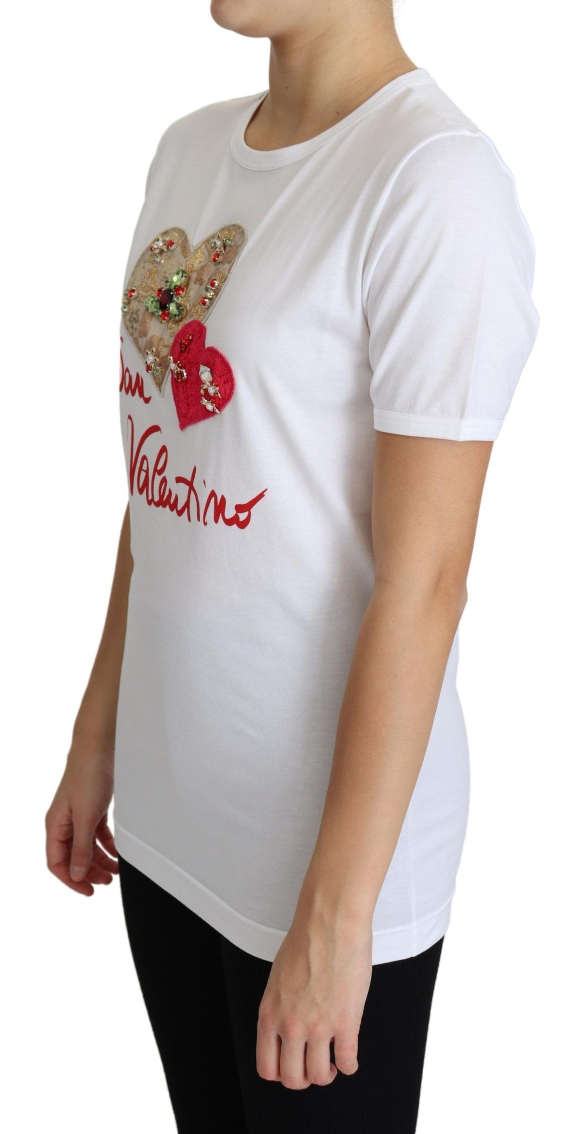 Dolce & Gabbana t-shirts for women in white, product view 4