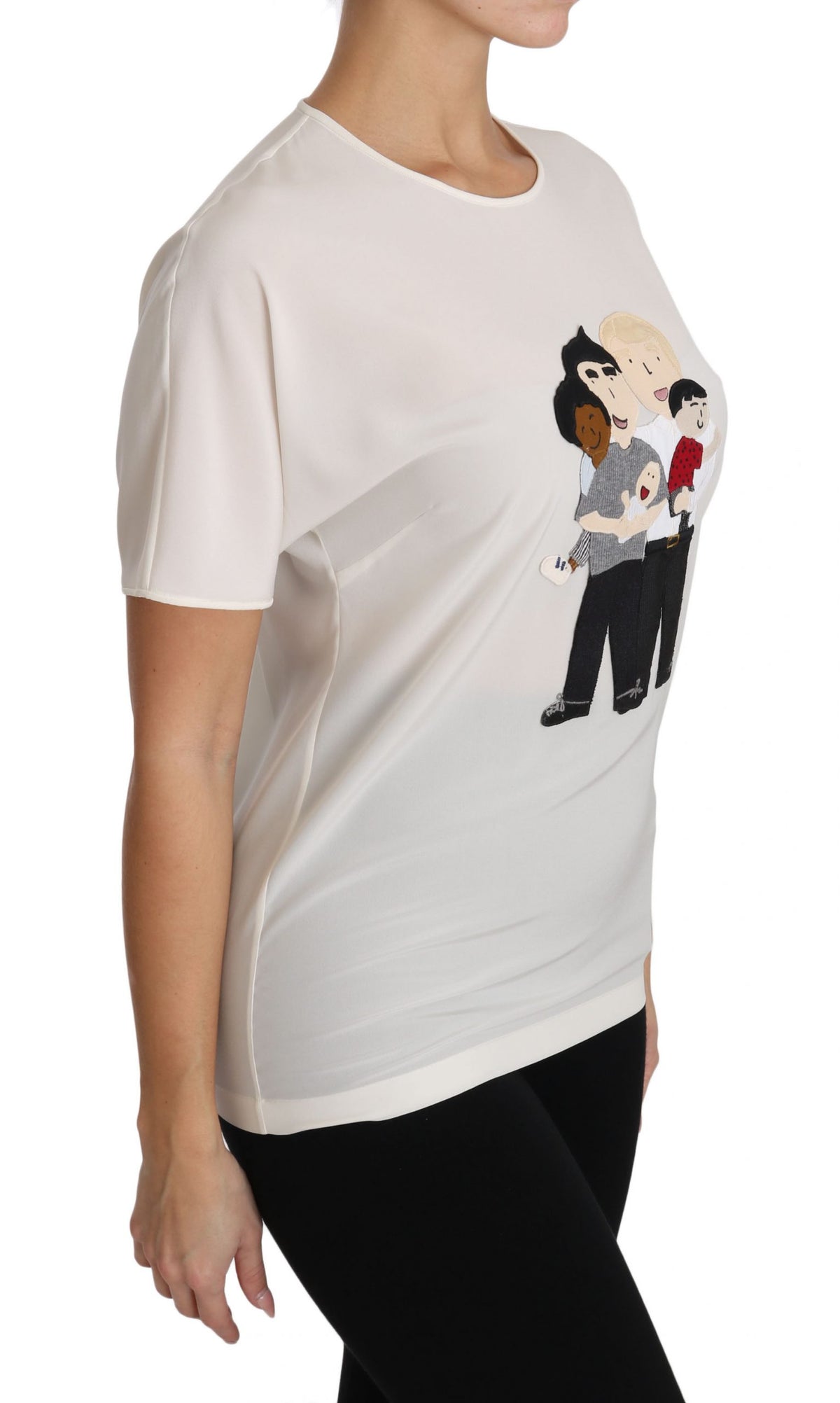 Dolce & Gabbana t-shirts for women in white, product view 6