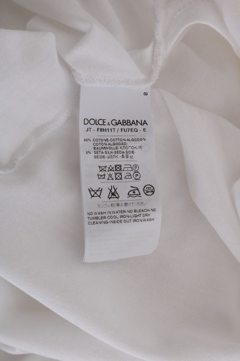 Dolce & Gabbana t-shirts for women in white, product view 8