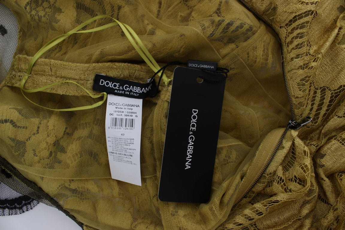 Dolce & Gabbana shortsleeve for women in yellow, product view 8