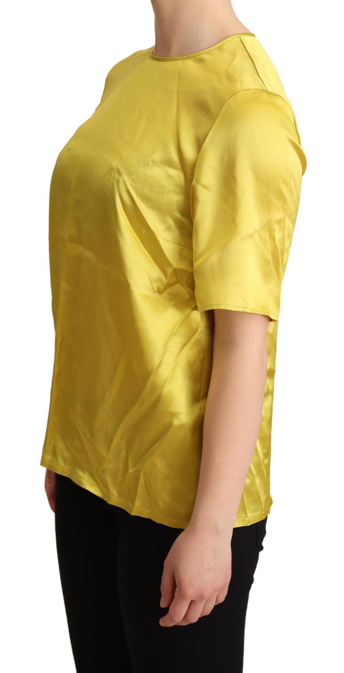 Dolce & Gabbana t-shirts for women in yellow, product view 2