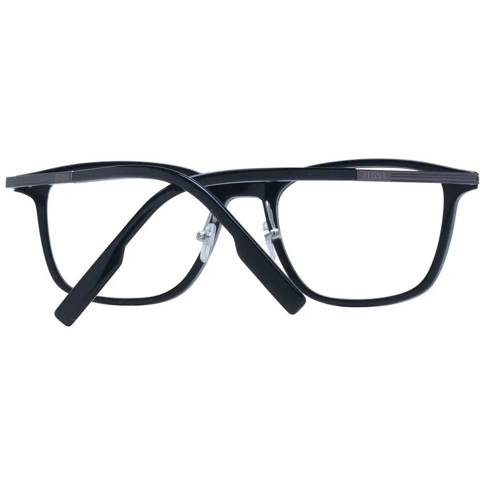 Ermenegildo Zegna glasses (frames) for men in black, product view 3