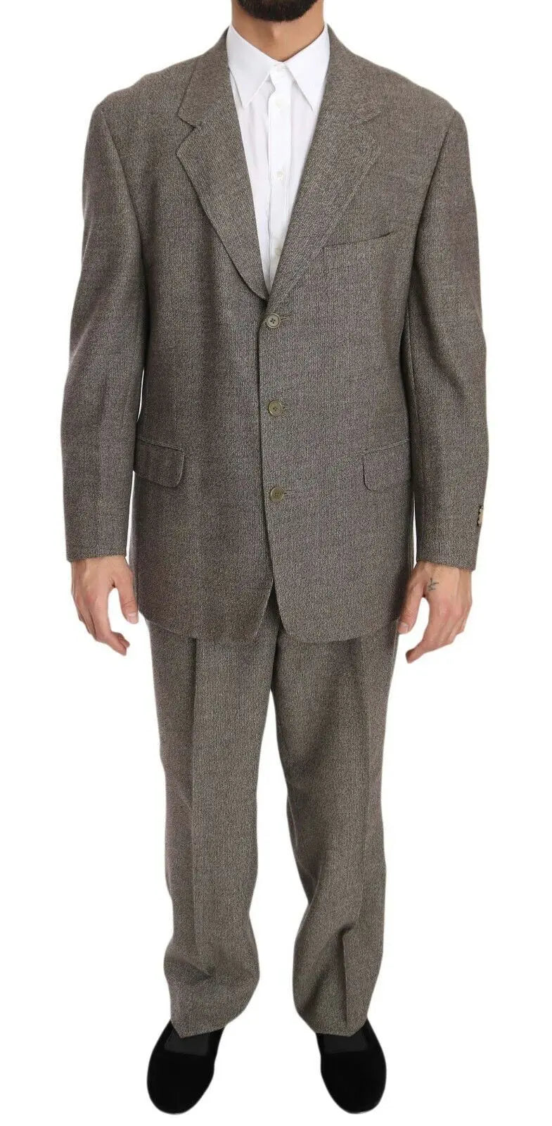 Fendi two-piece suits for men in brown, product view 1