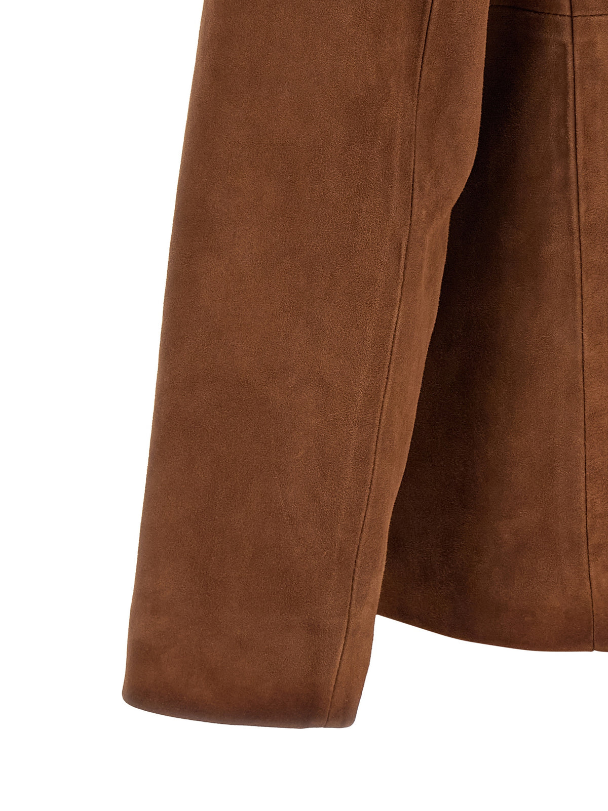 Golden Goose leather jackets for men in brown, product view 4