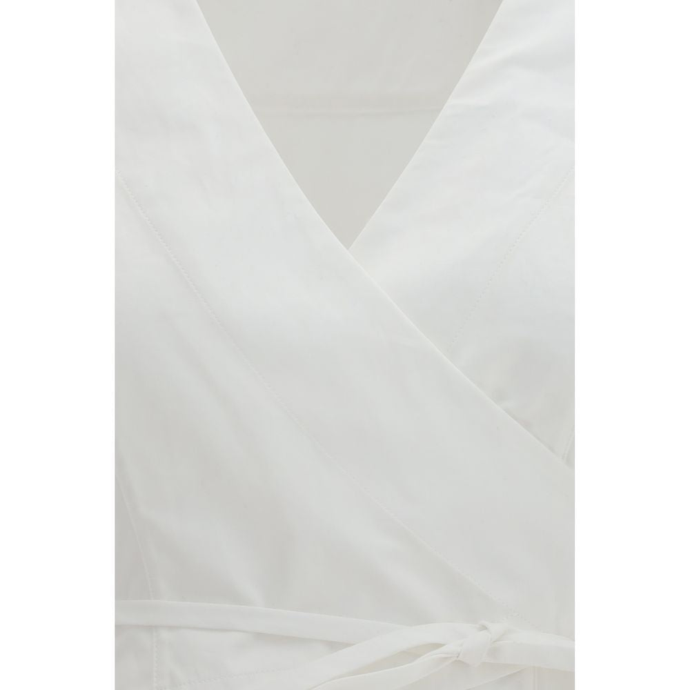 Jacquemus shirts for women in white, product view 3