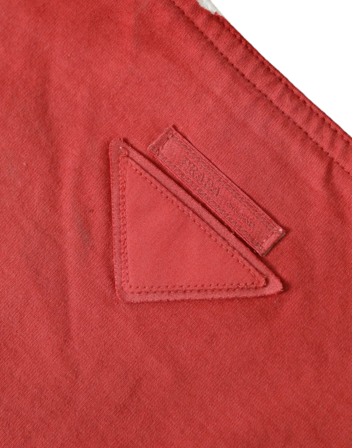 Prada tote bags for women in white and red, product view 2