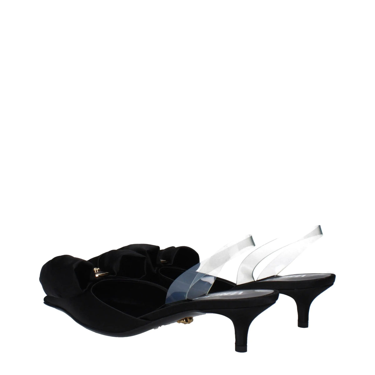 Versace flat for women in black, product view 4