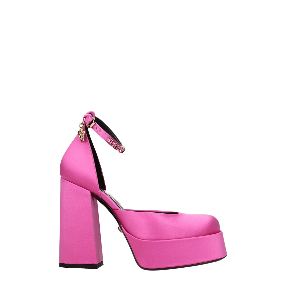 Versace platforms for women in pink, product view 1