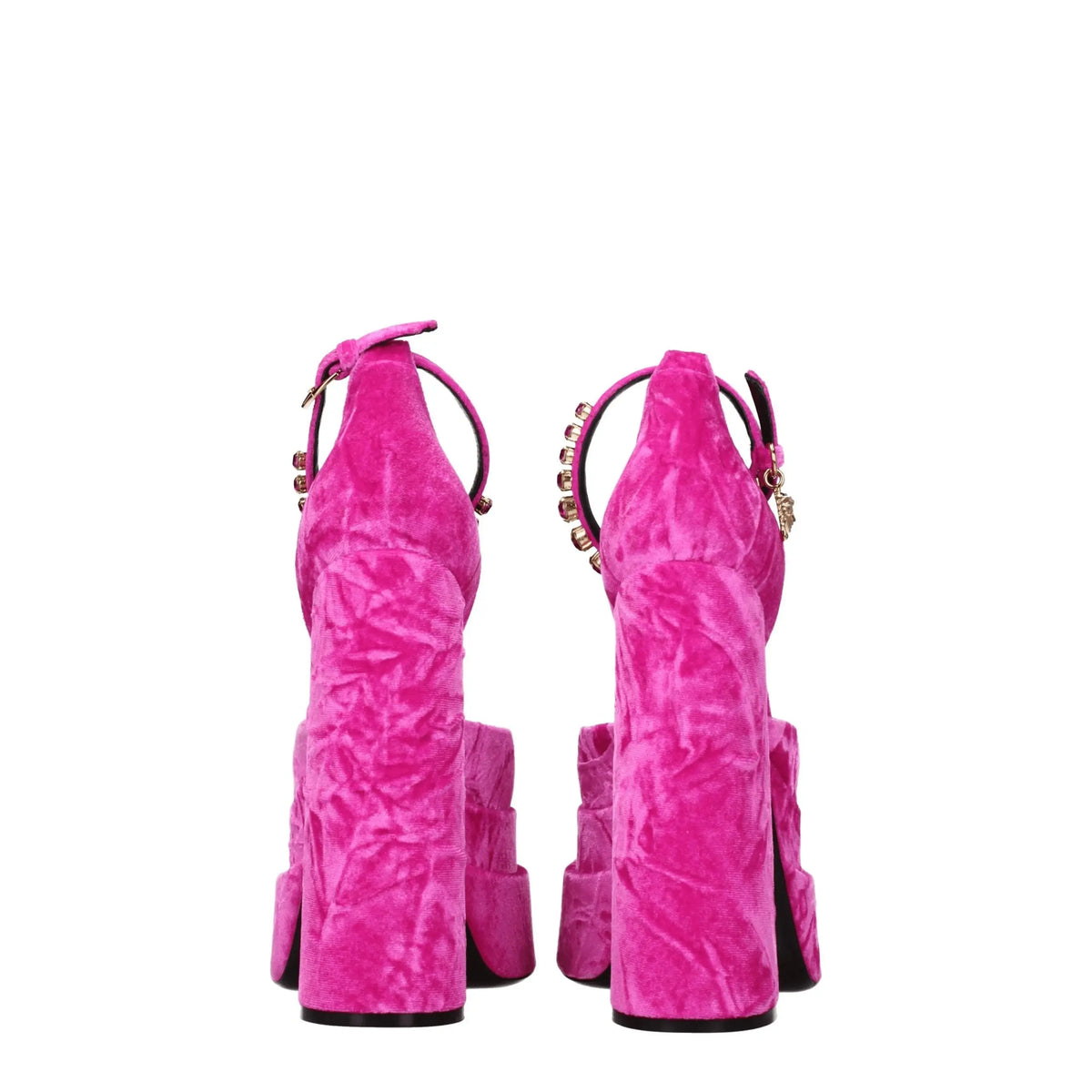 Versace platforms for women in pink, product view 5