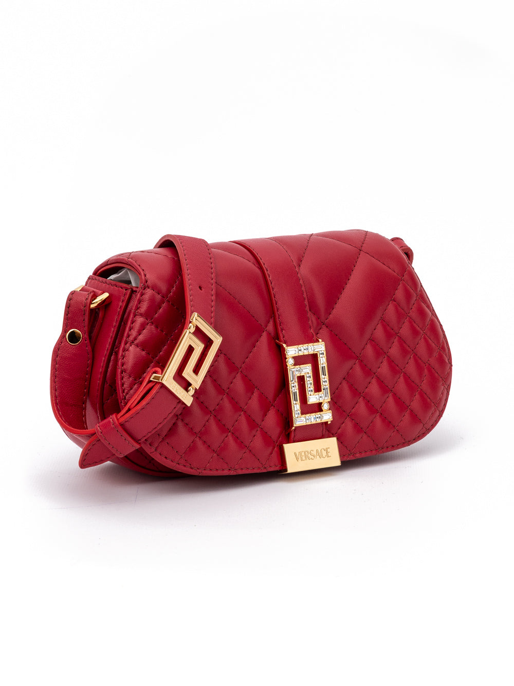 Versace shoulder bags for women in red, product view 2