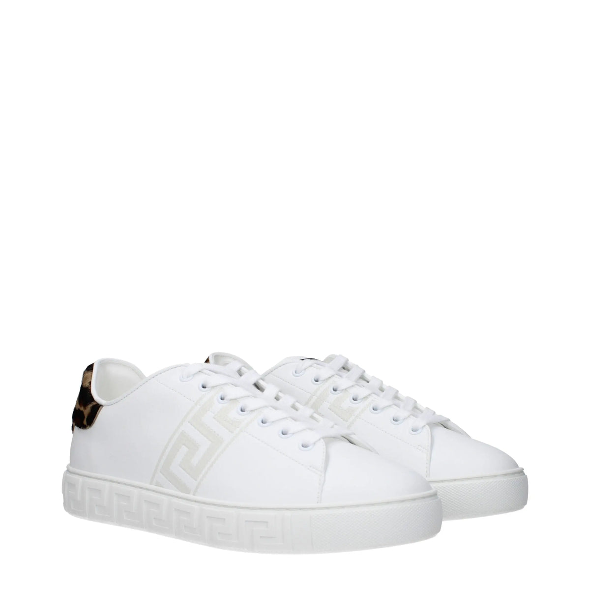 Versace low tops for men in white, product view 2