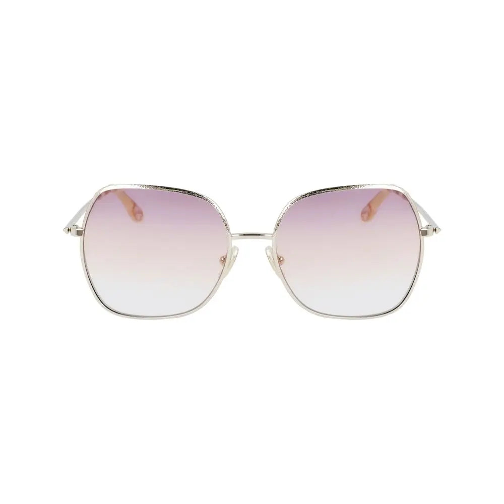 Victoria Beckham Gold Metal Sunglasses Victoria Beckham