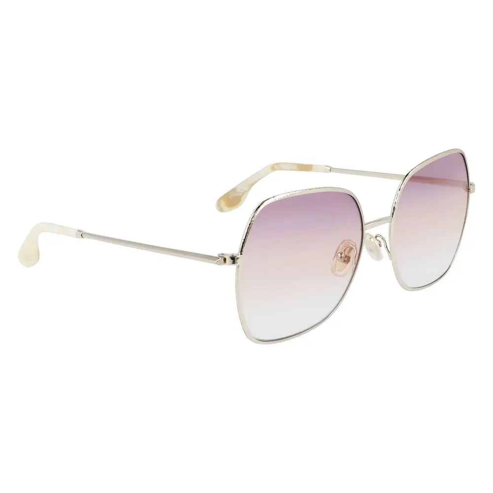 Victoria Beckham Gold Metal Sunglasses Victoria Beckham