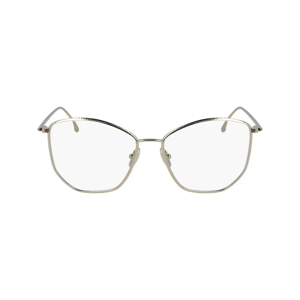 Victoria Beckham Gold Metal Glasses (Frames) Victoria Beckham