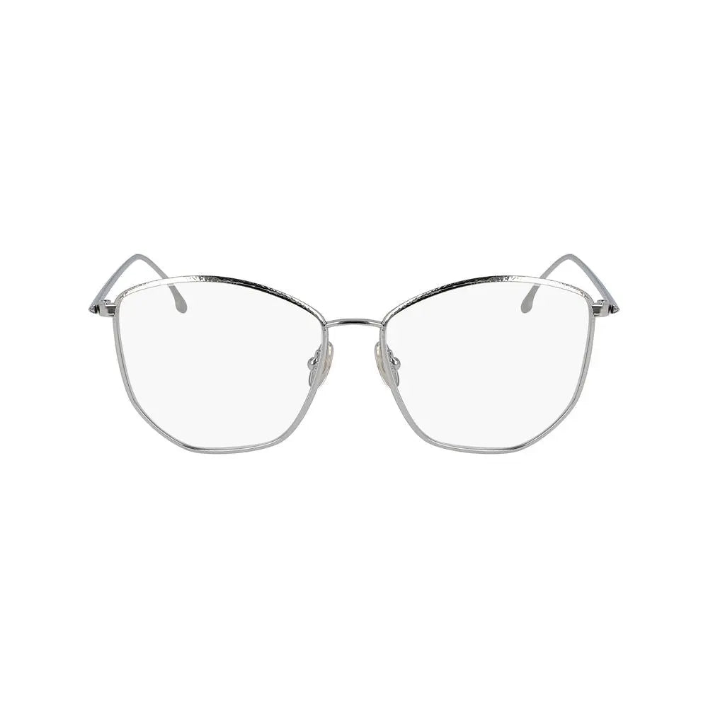 Victoria Beckham Gray Metal Glasses (Frames) Victoria Beckham