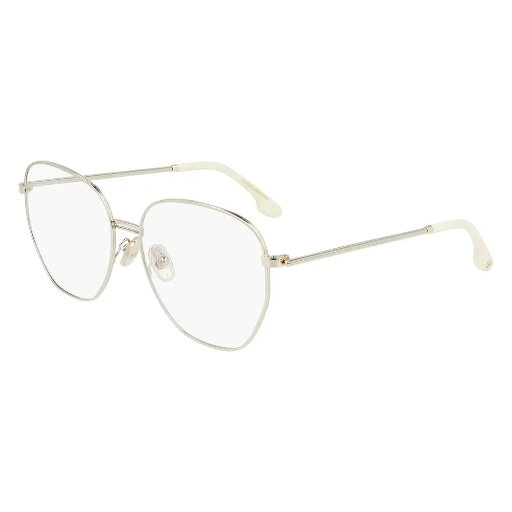 Victoria Beckham Gold Metal Glasses (Frames) Victoria Beckham