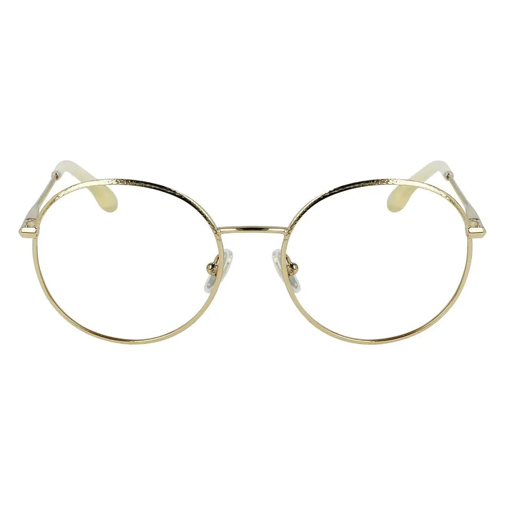 Victoria Beckham Gold Metal Glasses (Frames) Victoria Beckham
