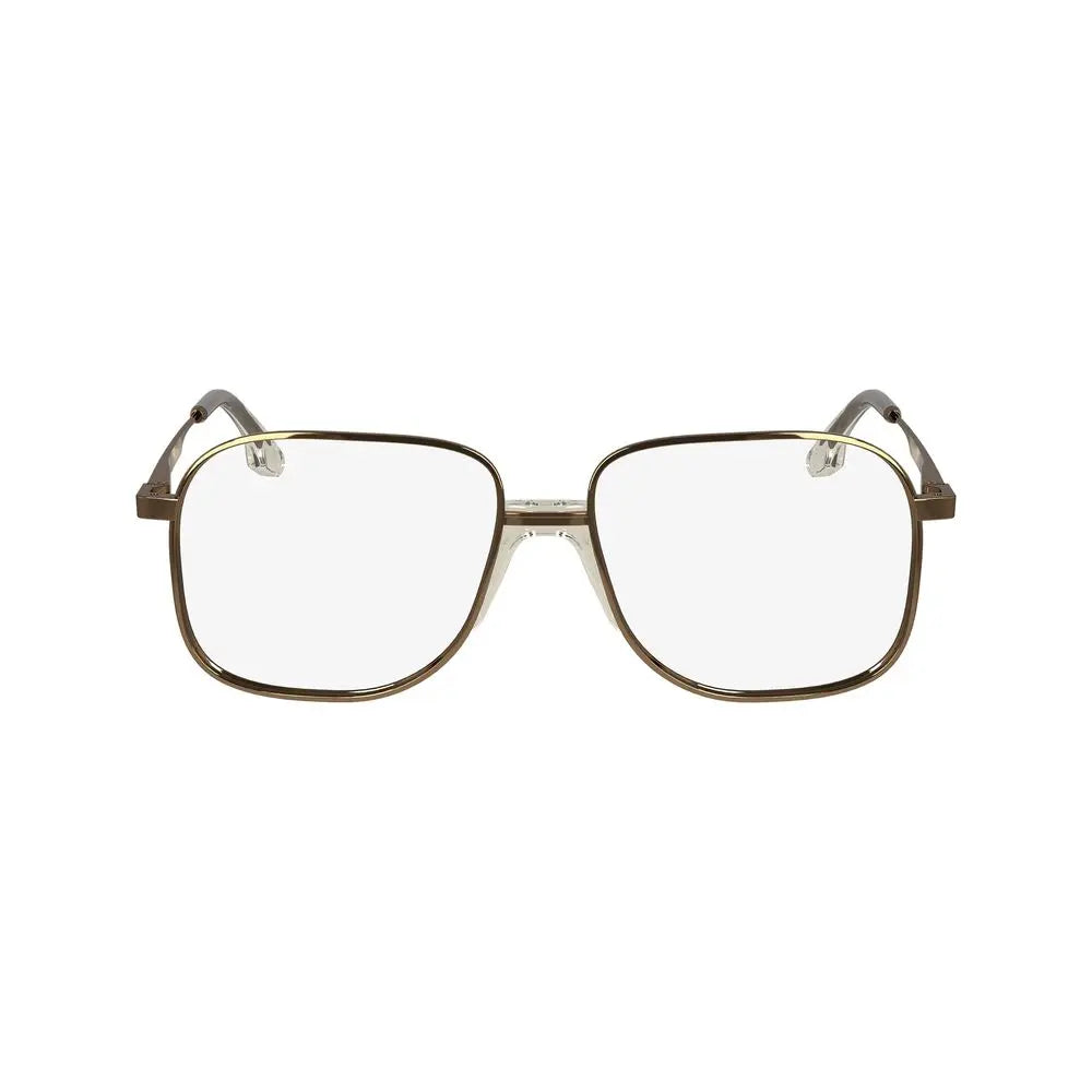 Victoria Beckham Gold Metal Glasses (Frames) Victoria Beckham