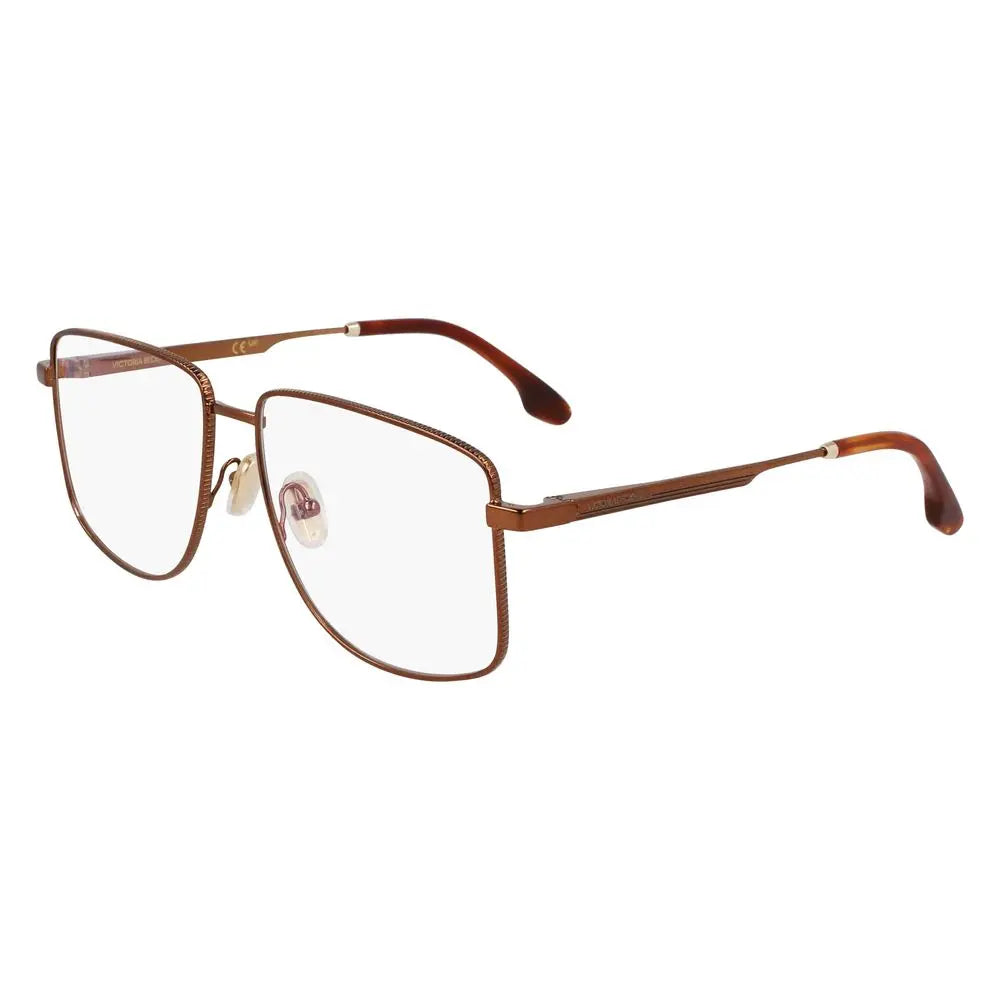 Victoria Beckham Gold Metal Glasses (Frames) Victoria Beckham