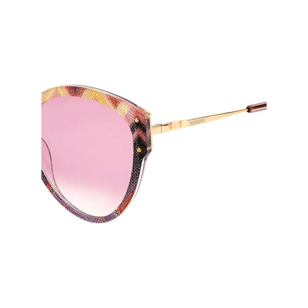 Missoni Gold Plastic Sunglasses Missoni