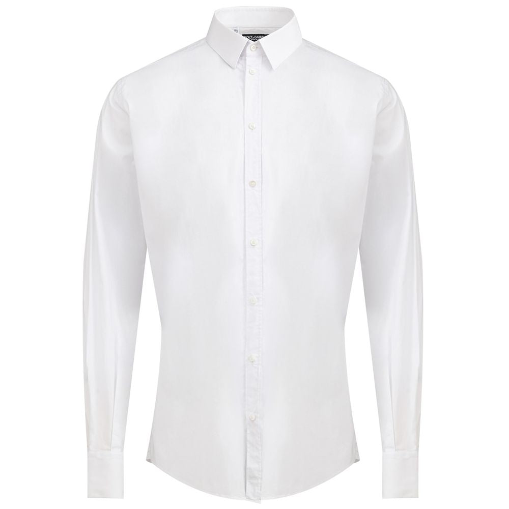 Dolce & Gabbana White Cotton Dress Shirt Dolce & Gabbana