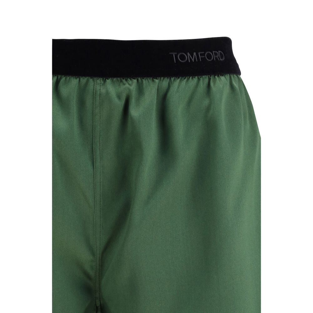 Tom Ford Bicolor Silk Bermuda Shorts Tom Ford