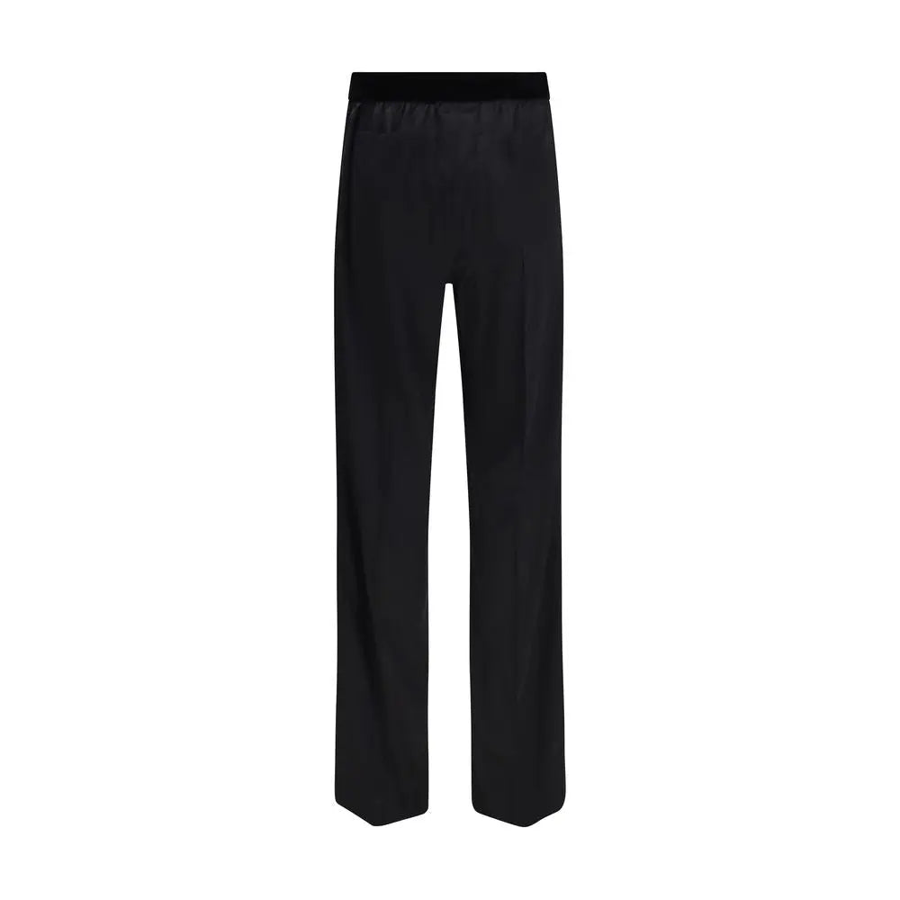 Tom Ford Black Silk Casual Pants Tom Ford