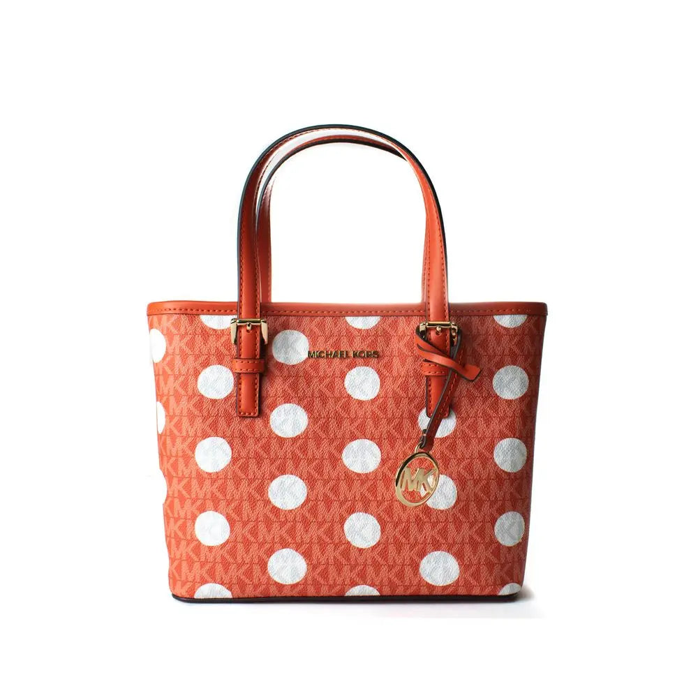 Michael Kors Orange Canvas Tote Bag Michael Kors