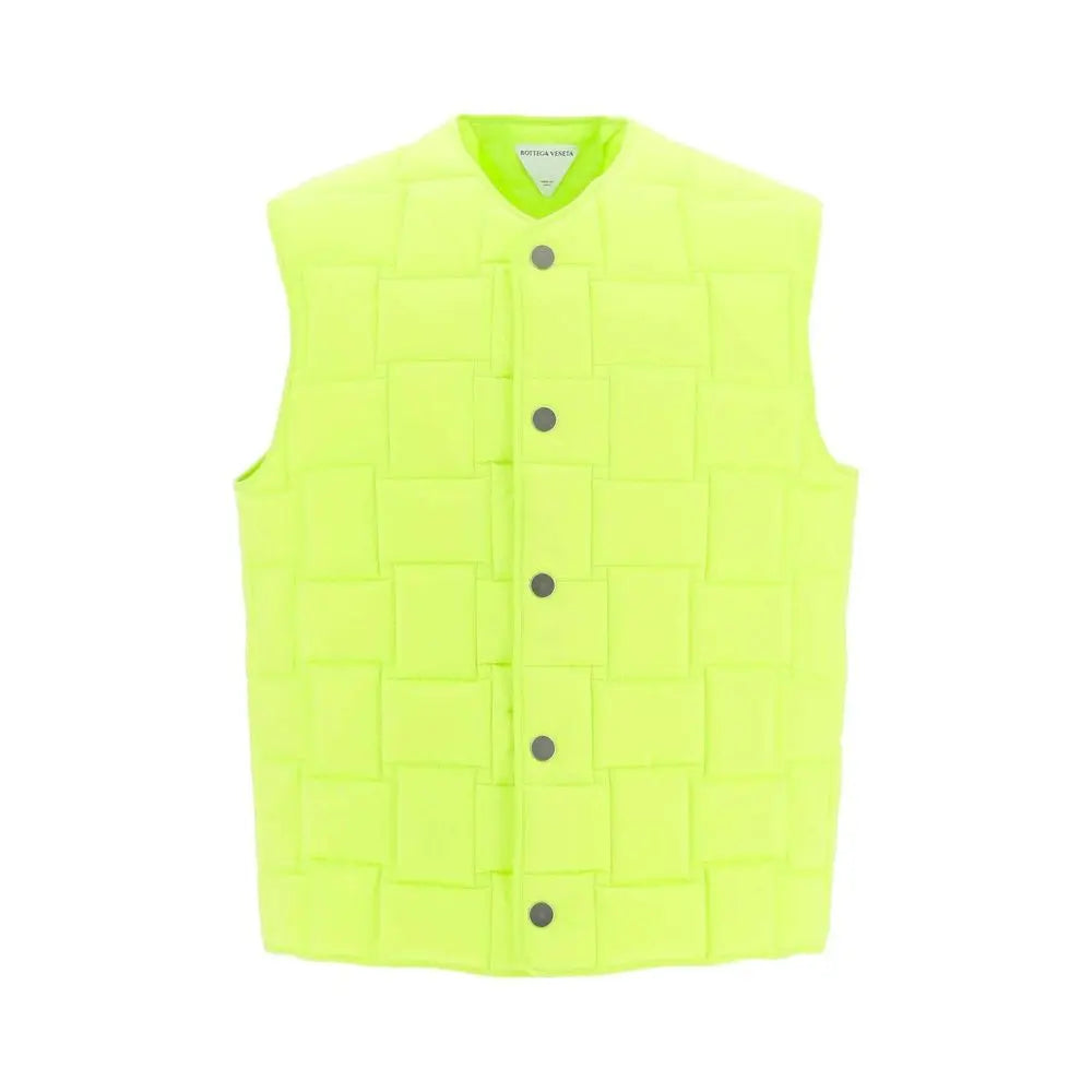 Bottega Veneta Bicolor Polyamide Sleveless Jacket Bottega Veneta