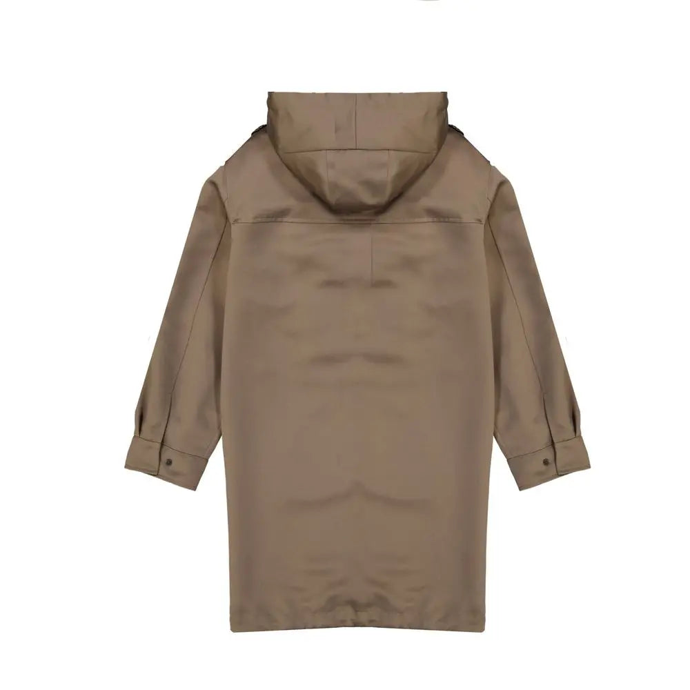 Brunello Cucinelli Brown Polyester Parka Brunello Cucinelli