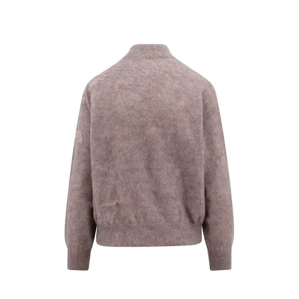 Brunello Cucinelli Beige Cashmere Sweatshirt Brunello Cucinelli