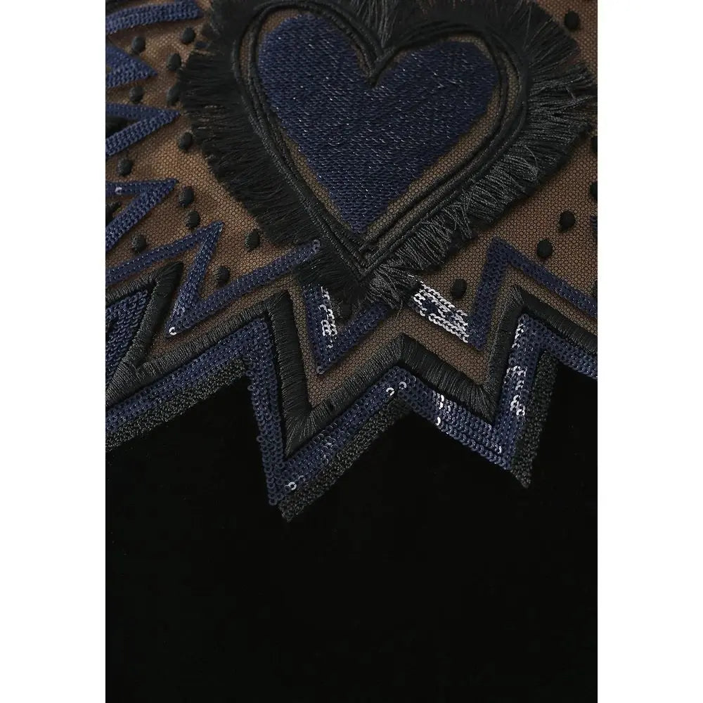 Fendi Black Viscose Cocktail Dress Fendi
