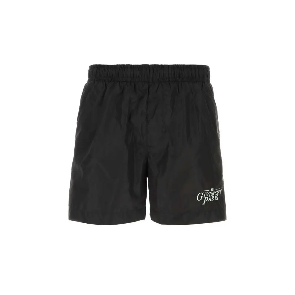 Givenchy Black Polyamide Swim Shorts Givenchy