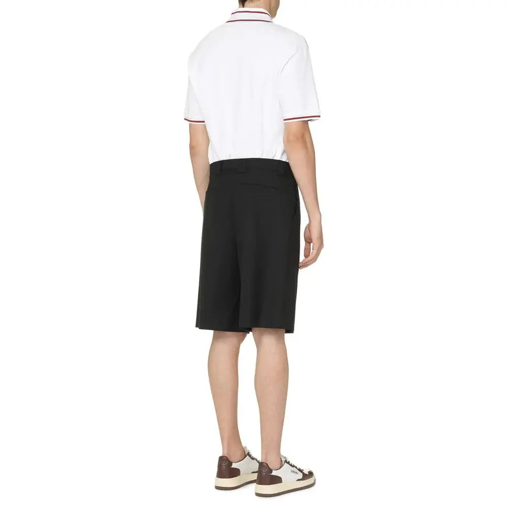 Gucci Black Polyester Bermuda Shorts Gucci