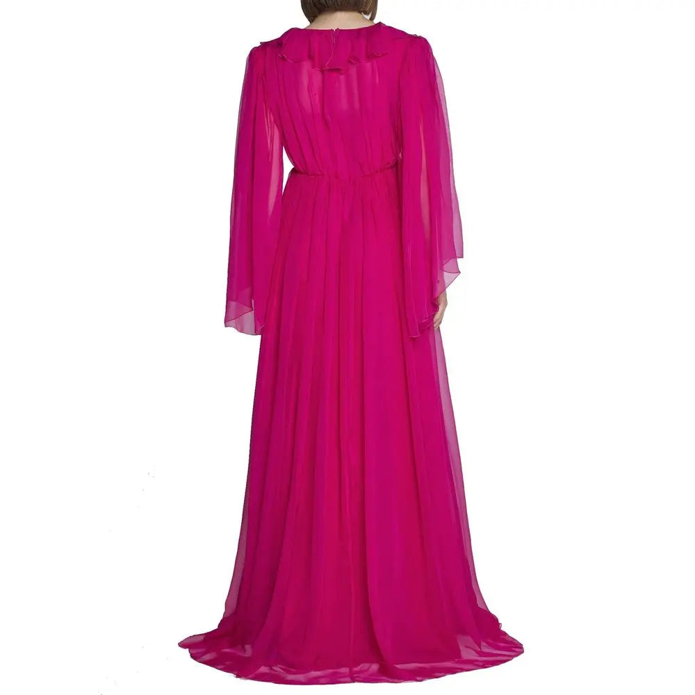 Gucci Multicolor Silk Casual Dress Gucci