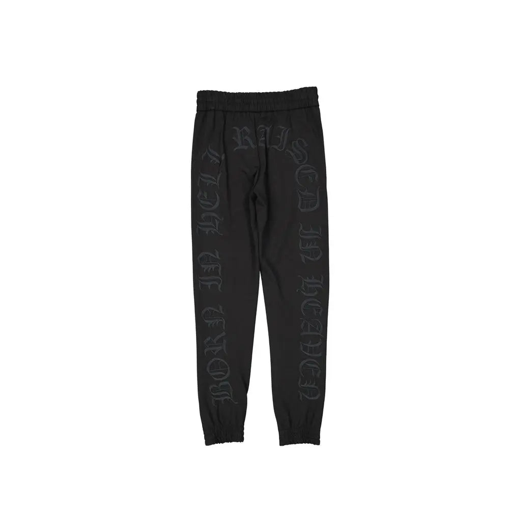 Philipp Plein Black Elastane Joggers (Workout Pants) Philipp Plein